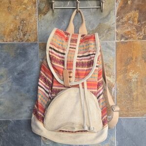 Toms Multicolor Striped Backpack